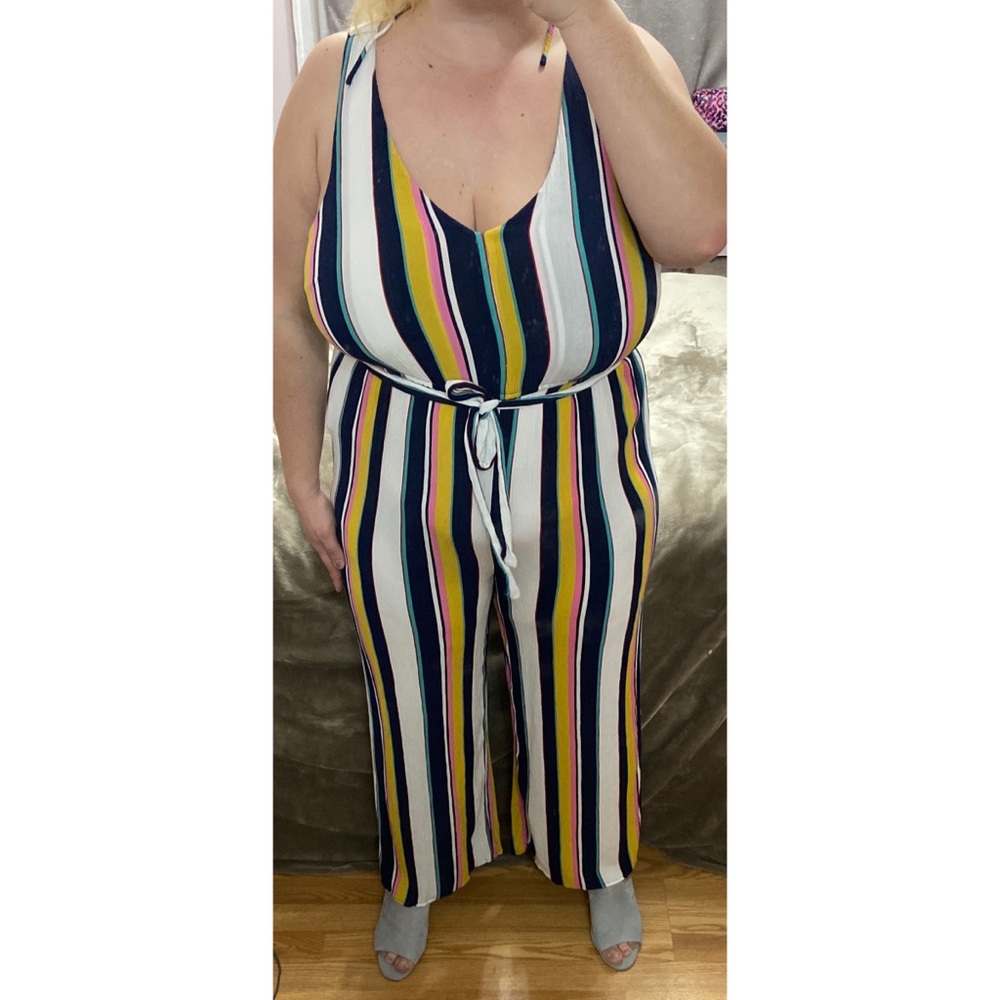 Stripped jumpsuit